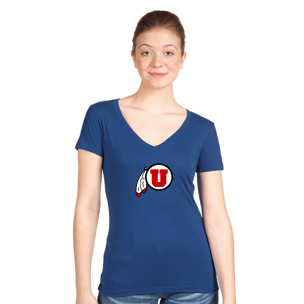 Women's Utah Utes Next Level V-Neck T-Shirt